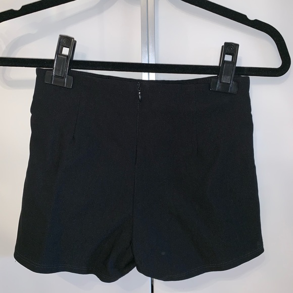 Black Skort with Folded Front - Picture 3 of 3
